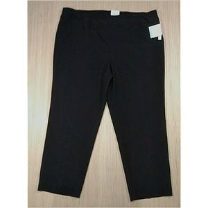 Croft&barrow Black Comfort Waist pants sz 24WS
